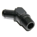1Pcs 3/8" NPT Male to 1/2" Hose Barb 45 Degree Fuel Oil Gas Line Fitting Adapter