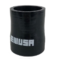1x 2.25" to 2" Silicone Intercooler Hose Coupler Reducer Turbo Black +2x Clamps