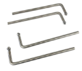 Picture of 4 Pieces of ExhaustHanger 10-inch Length, 0.47" Rod Stainless Steel Swinging