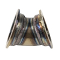 45 Degree Elbow 2" Conversion Adapter V-band size (1.83" I.D. 2.75" O.D.)