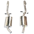 Picture of Emusa Catback Exhaust Pipe System w/ Dual Tips Fit for 1999 2000 2001 2002 2003 2004 Ford Mustang 3.8L V6