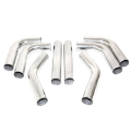 New 3" Universal Intercooler Charge Pipe+Blue Silicones Hose Coupler+SS Clamps