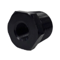 One (1) Black Aluminum Oil Filter with 1/2-28 to 3/4NPT Threading