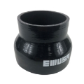 (one)Black 3" to 4" Silicone Straight Reducer Coupler Turbo Intercooler Kits