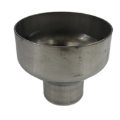 Universal Stainless Steel T201 Exhaust Piping Reducer 2" to 4", 3.5" Length